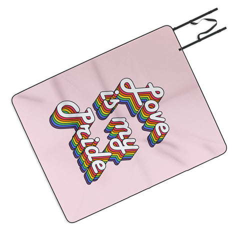 Emanuela Carratoni Love is my Pride Picnic Blanket