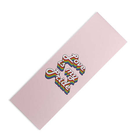 Emanuela Carratoni Love is my Pride Yoga Mat