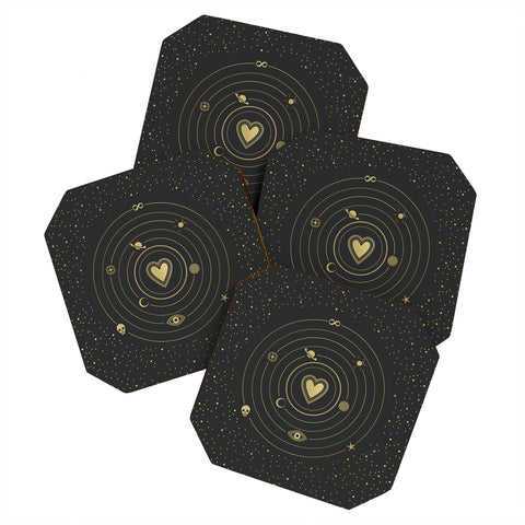 Emanuela Carratoni Love Universe in Gold Coaster Set