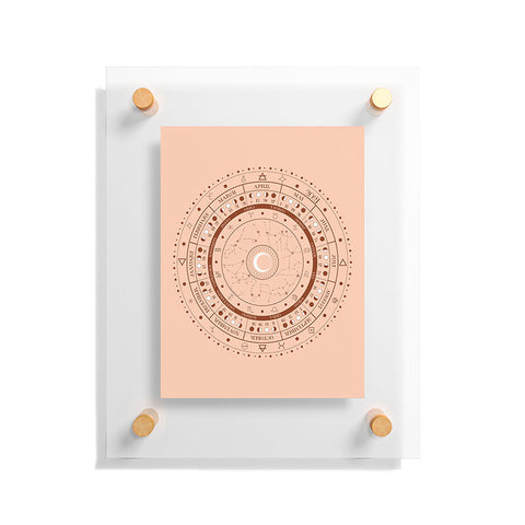 Emanuela Carratoni Lunar Calendar 2021 Floating Acrylic Print