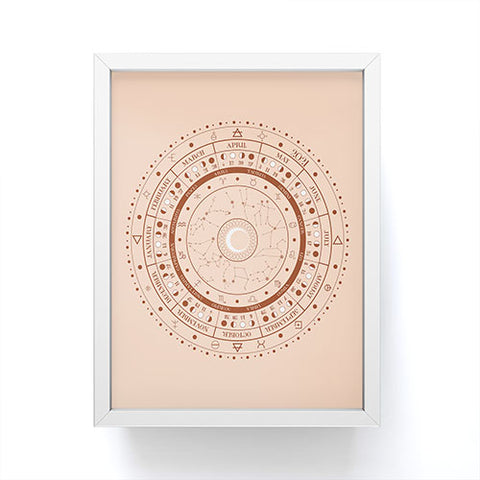 Emanuela Carratoni Lunar Calendar 2021 Framed Mini Art Print