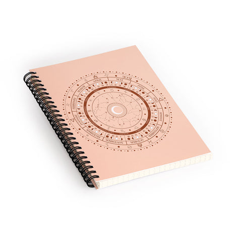 Emanuela Carratoni Lunar Calendar 2021 Spiral Notebook
