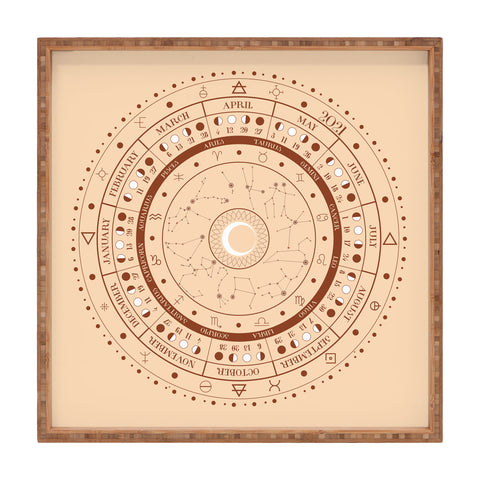 Emanuela Carratoni Lunar Calendar 2021 Square Tray