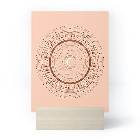 Emanuela Carratoni Lunar Calendar 2021 Mini Art Print