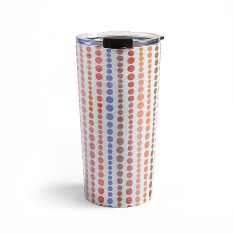 Emanuela Carratoni Modern Polka Dots Travel Mug