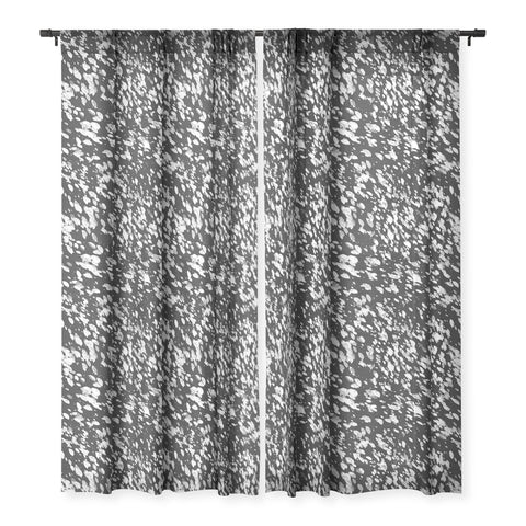 Emanuela Carratoni Monochromatic Stains Sheer Window Curtain
