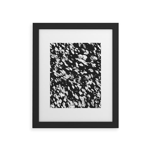Emanuela Carratoni Monochromatic Stains Framed Art Print