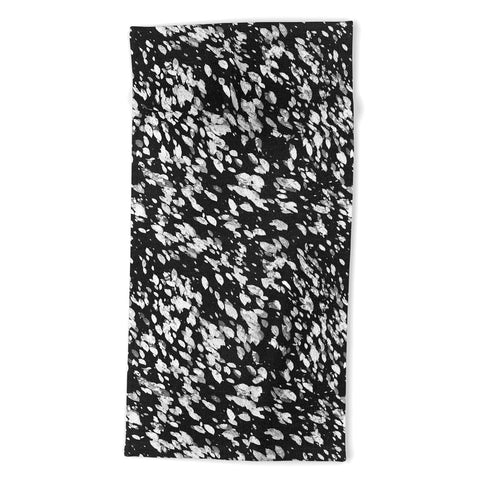 Emanuela Carratoni Monochromatic Stains Beach Towel