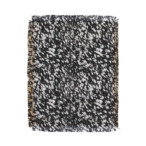Emanuela Carratoni Monochromatic Stains Throw Blanket