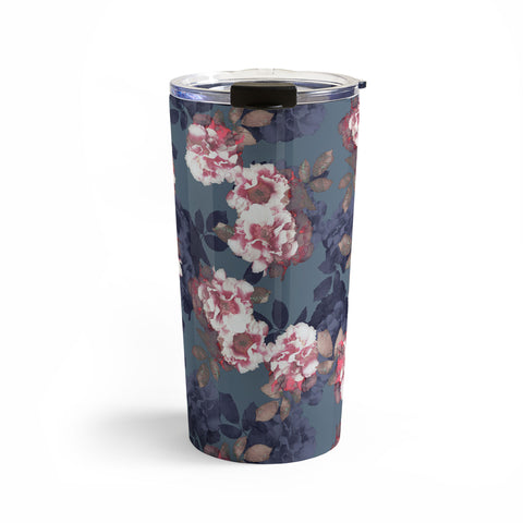 Emanuela Carratoni Moody Florals Travel Mug