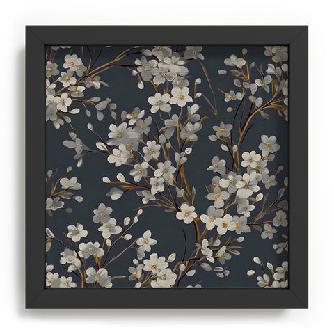 Emanuela Carratoni Moody Flowers Recessed Framing Square