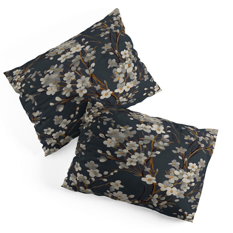 Emanuela Carratoni Moody Flowers Pillow Shams