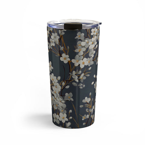 Emanuela Carratoni Moody Flowers Travel Mug