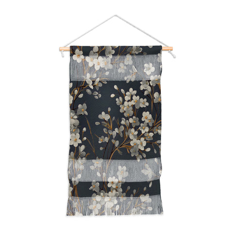 Emanuela Carratoni Moody Flowers Wall Hanging Portrait