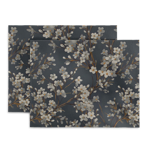 Emanuela Carratoni Moody Flowers Placemat