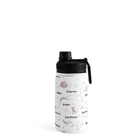 Emanuela Carratoni Moon and Constellations Water Bottle