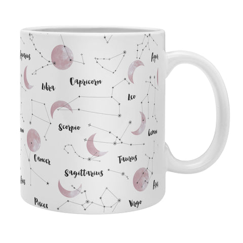 Emanuela Carratoni Moon and Constellations Coffee Mug