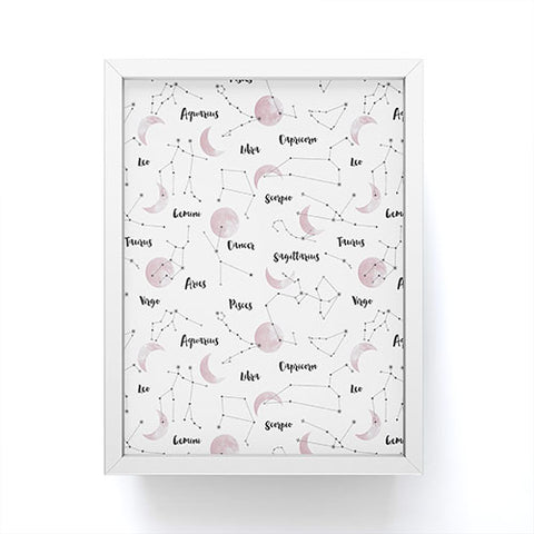 Emanuela Carratoni Moon and Constellations Framed Mini Art Print