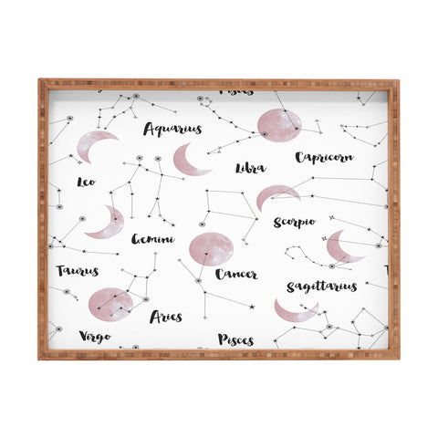 Emanuela Carratoni Moon and Constellations Rectangular Tray