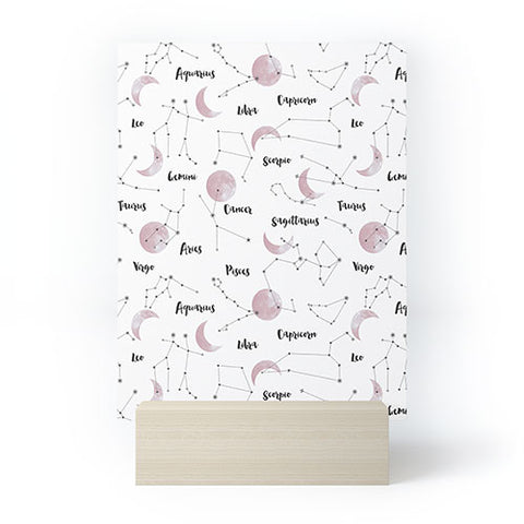 Emanuela Carratoni Moon and Constellations Mini Art Print