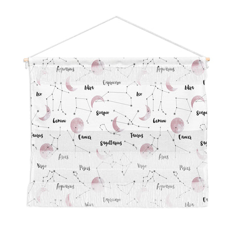 Emanuela Carratoni Moon and Constellations Wall Hanging Landscape