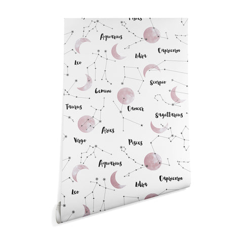 Emanuela Carratoni Moon and Constellations Wallpaper