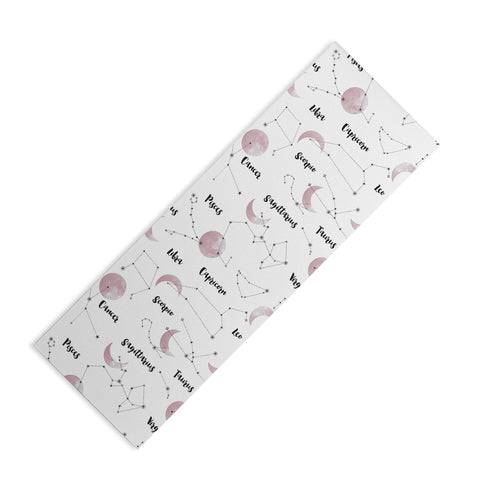 Emanuela Carratoni Moon and Constellations Yoga Mat