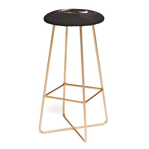 Emanuela Carratoni Moon and Sun in Gold Bar Stool