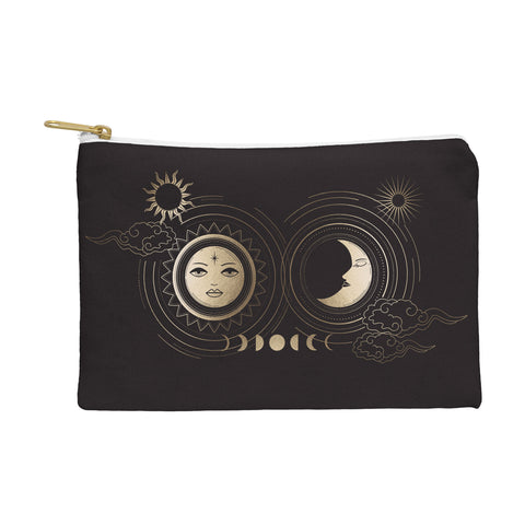 Emanuela Carratoni Moon and Sun in Gold Pouch