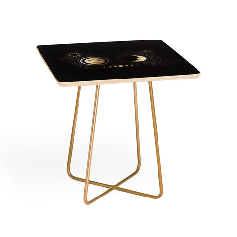 Emanuela Carratoni Moon and Sun in Gold Side Table