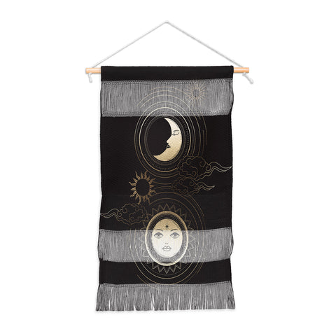 Emanuela Carratoni Moon and Sun in Gold Wall Hanging Portrait