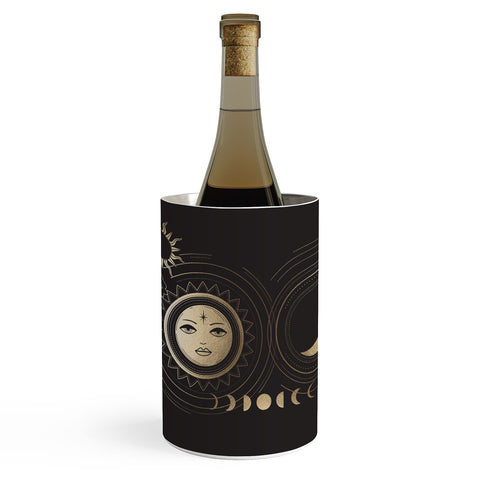 Emanuela Carratoni Moon and Sun in Gold Wine Chiller