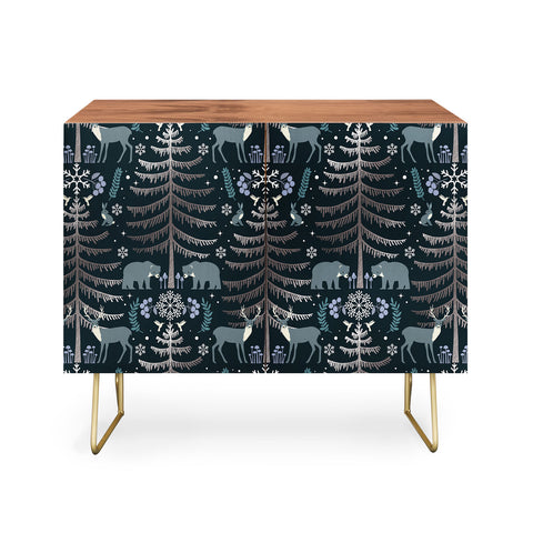 Emanuela Carratoni Moon Winter Forest Credenza