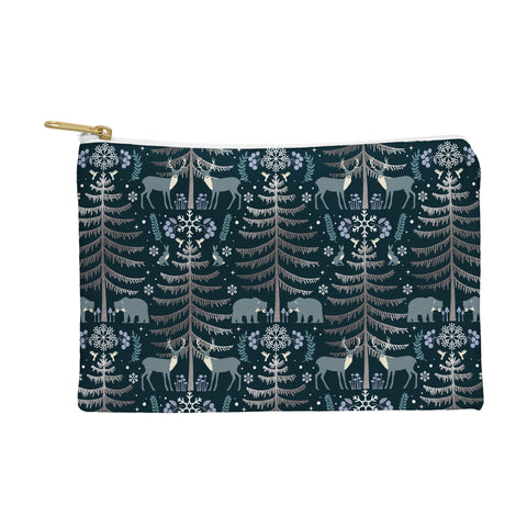 Emanuela Carratoni Moon Winter Forest Pouch