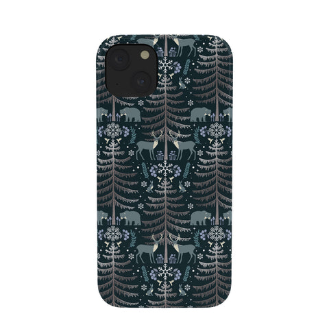 Emanuela Carratoni Moon Winter Forest Phone Case
