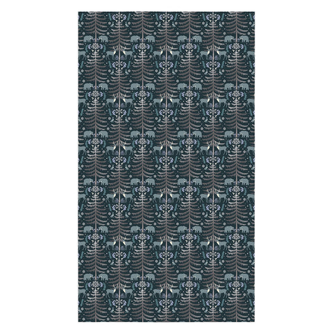 Emanuela Carratoni Moon Winter Forest Tablecloth