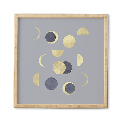 Emanuela Carratoni Moons Time Framed Wall Art