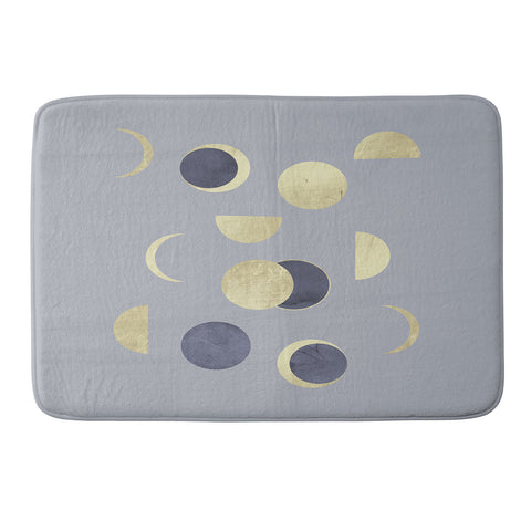 Emanuela Carratoni Moons Time Memory Foam Bath Mat
