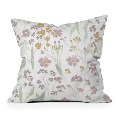 Emanuela Carratoni Natural Haze 3 Throw Pillow