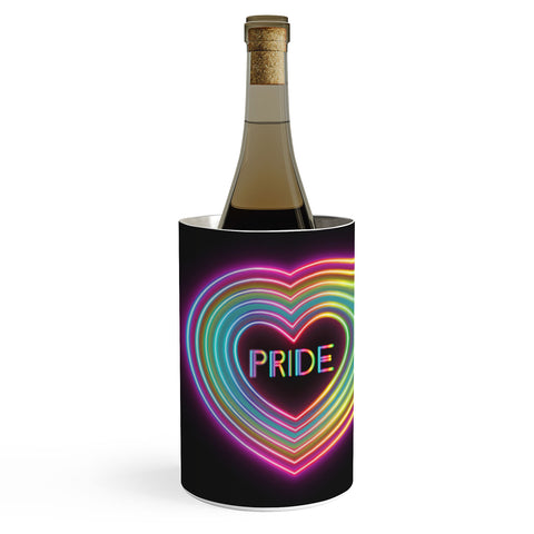 Emanuela Carratoni Neon Pride Heart Wine Chiller