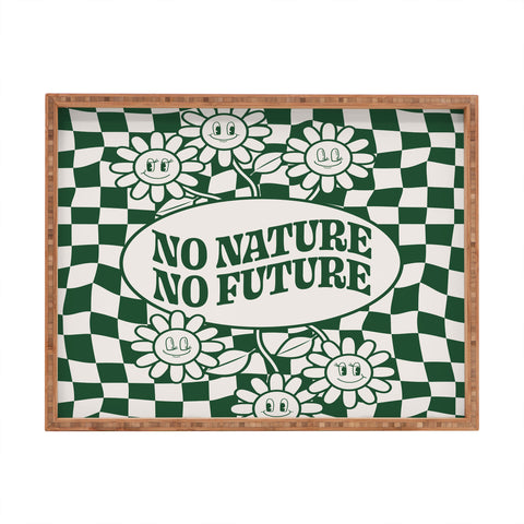 Emanuela Carratoni No Nature No Future Rectangular Tray