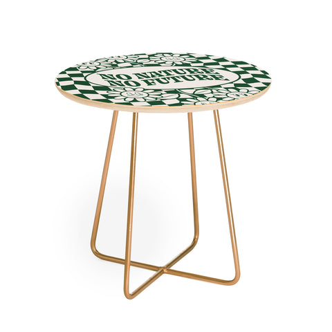 Emanuela Carratoni No Nature No Future Round Side Table