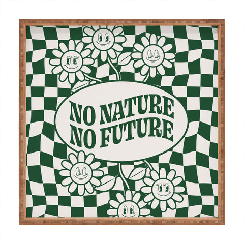 Emanuela Carratoni No Nature No Future Square Tray