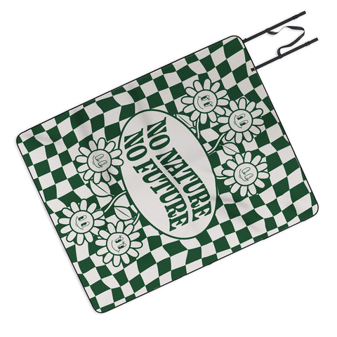 Emanuela Carratoni No Nature No Future Picnic Blanket
