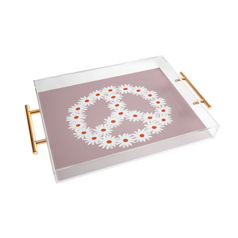 Emanuela Carratoni No War Again Acrylic Tray