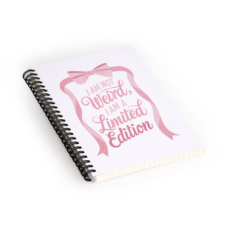 Emanuela Carratoni Not Weird Spiral Notebook