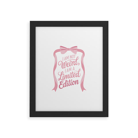 Emanuela Carratoni Not Weird Framed Art Print