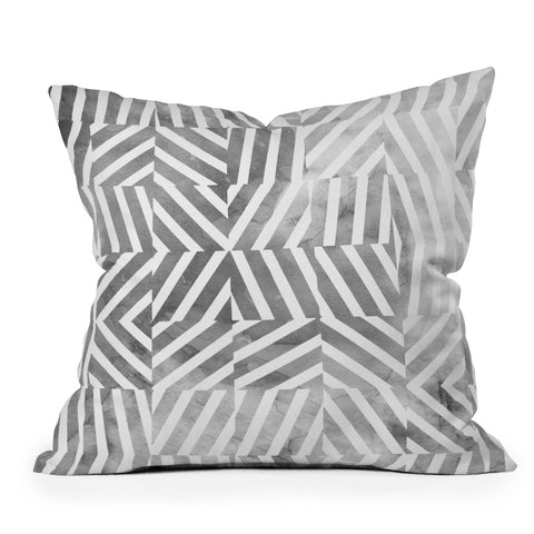 Emanuela Carratoni Optical Theme Outdoor Throw Pillow