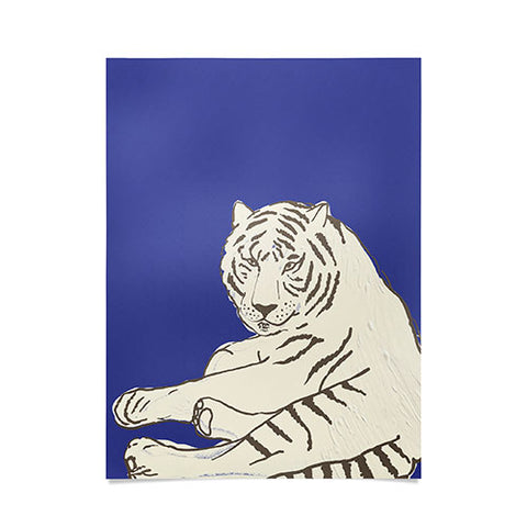 Emanuela Carratoni Painted Tiger Poster