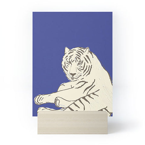 Emanuela Carratoni Painted Tiger Mini Art Print